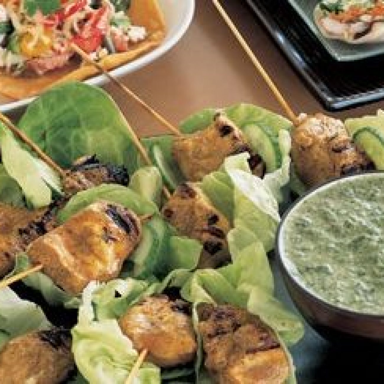 Noos Famous Spiced Green Chicken Skewers