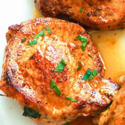 Not Really Stuffed-Stuffed Pork Chops