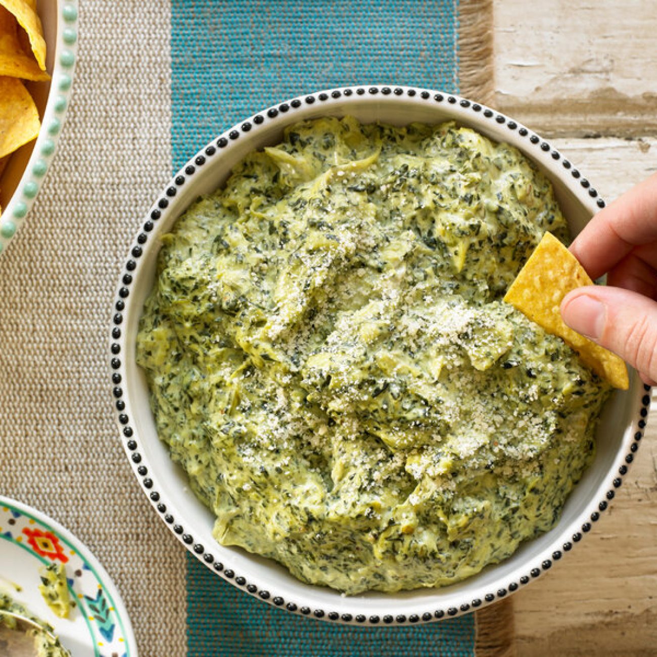 Oasis Brewery Artichoke Spinach Dip