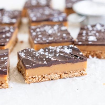 Oaty Chocolate Caramel Slice