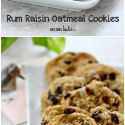 Old-Fashion Rum Raisin Cookies