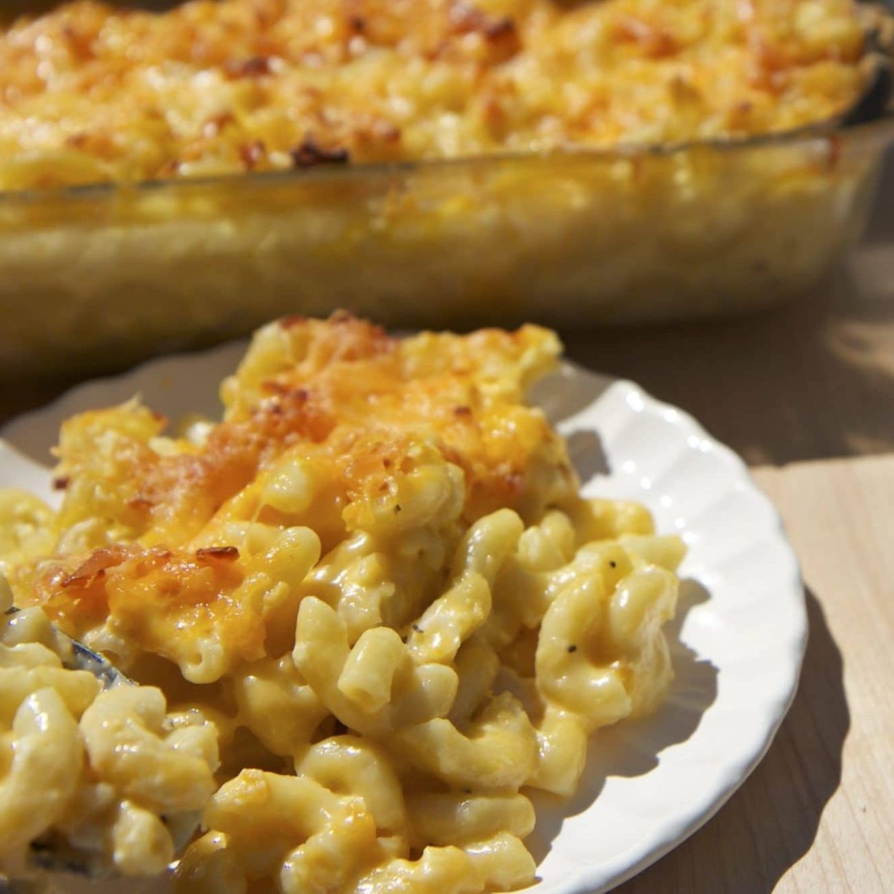 Old Fashioned Baked Mac N Cheese