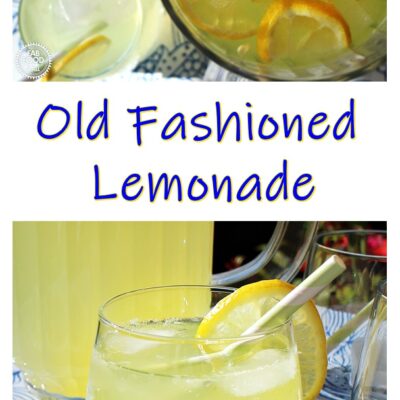 Old Fashioned Homemade Lemonade