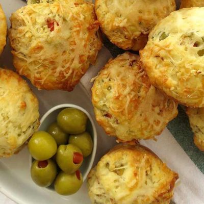 Olive, Parmesan, And Rosemary Muffins