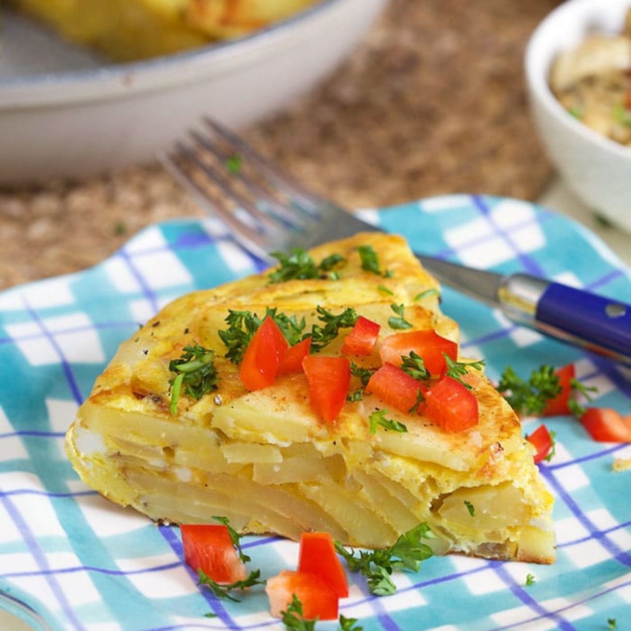 Omelet Espanola Squares