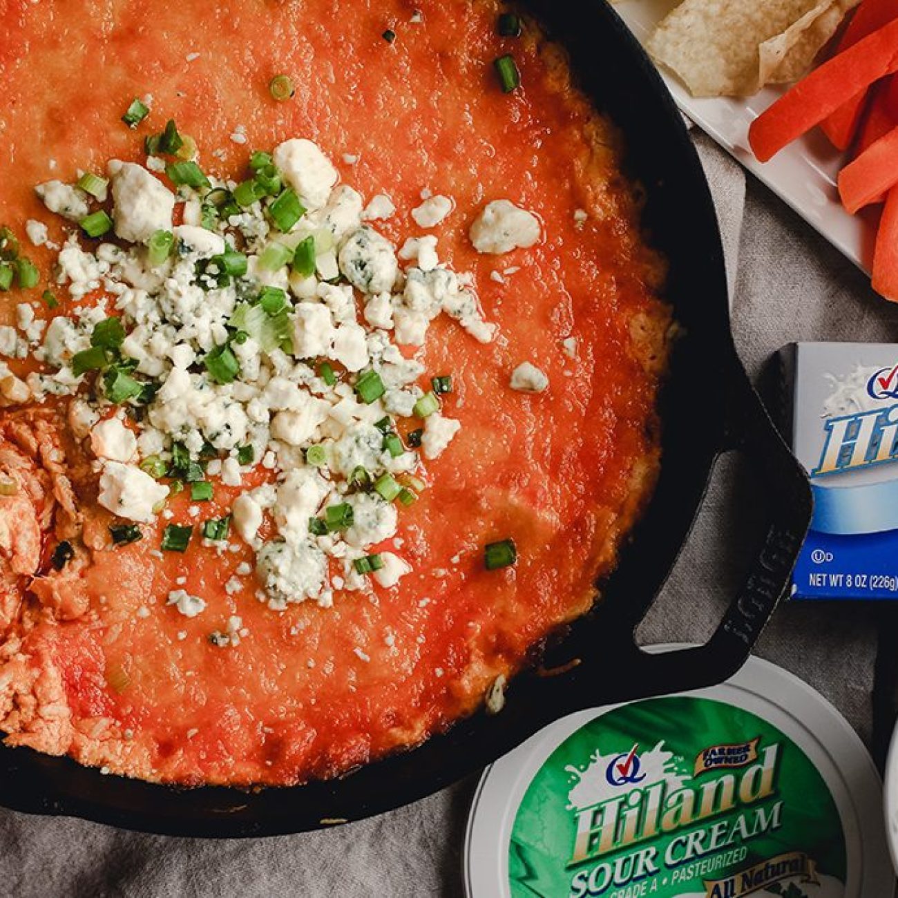 One-Dish Buffalo Chicken Dip