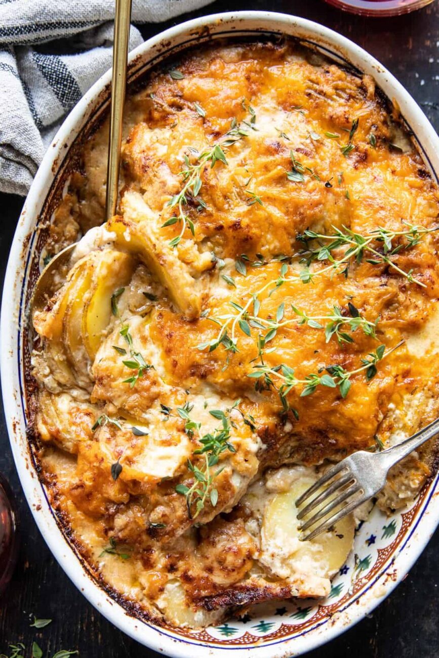 Onion And Potato Casserole