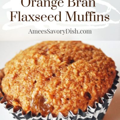 Orange Bran Flax Muffins