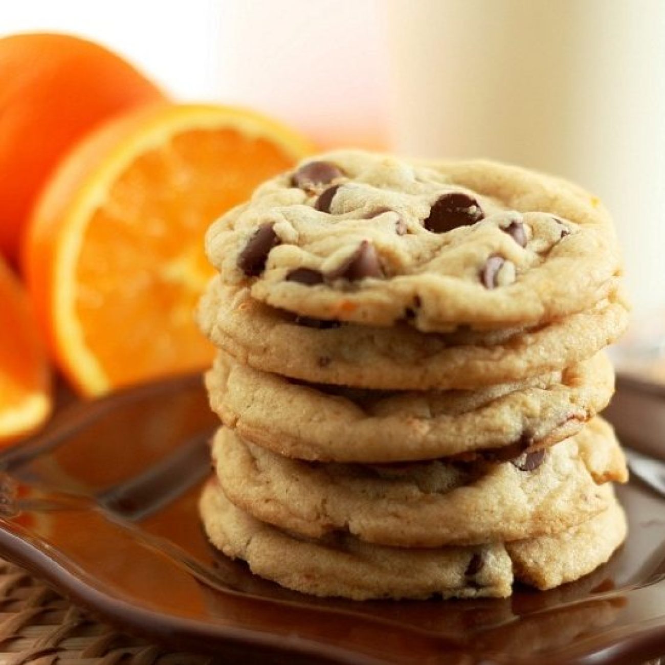 Orange Chocolate Drop Cookies