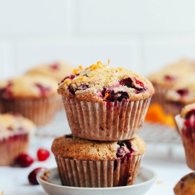 Orange &Amp; Cranberry-Nut Muffins