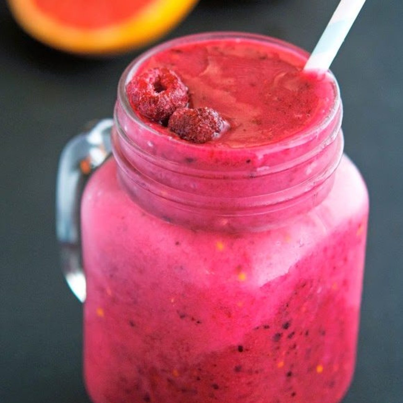 Orange-Pink Grapefruit Smoothie