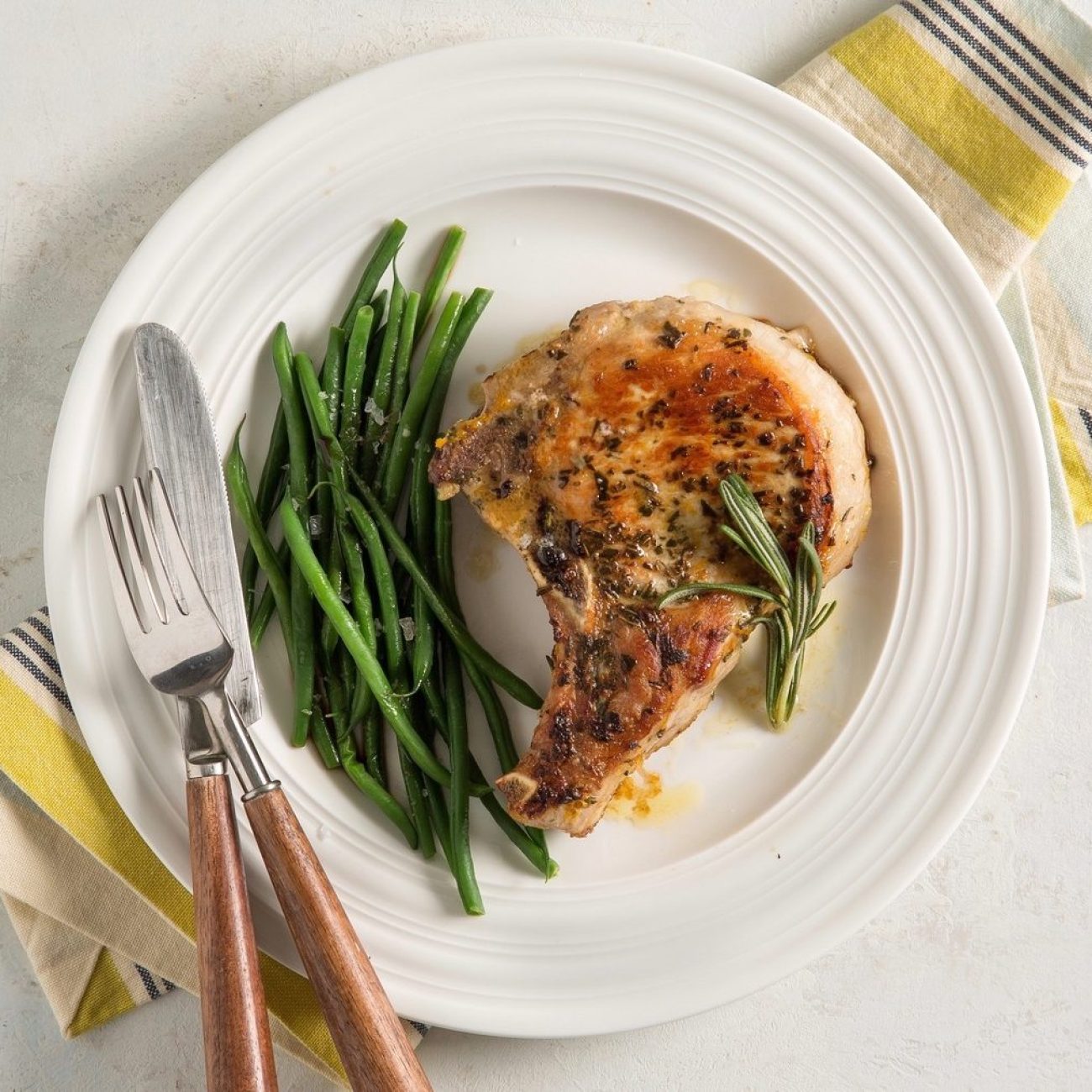 Orange Rosemary Pork Chop