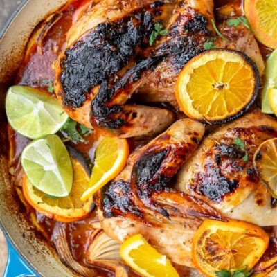 Orange Rosemary Roasted Chicken