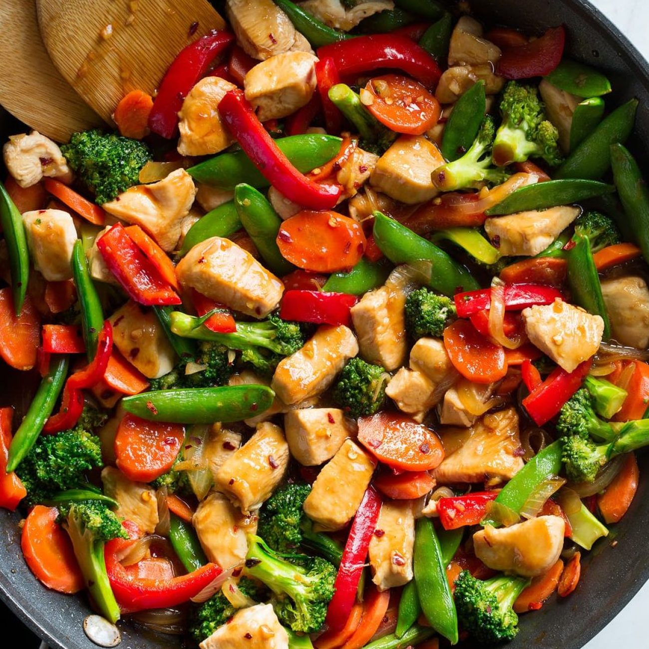 Oriental Stir Fry Vegetables With Oyster Sauce