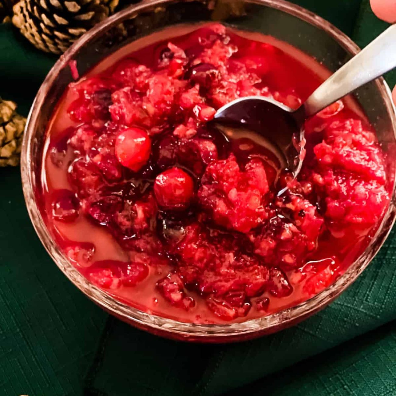 Oven-Baked Cranberry & Raspberry Sauce