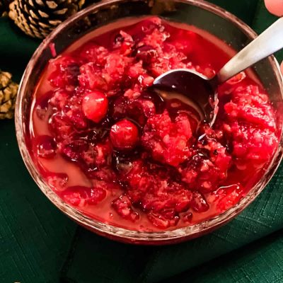 Oven-Baked Cranberry &Amp; Raspberry Sauce