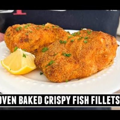 Oven-Baked Fish With Crispy Wheat Bran Coating