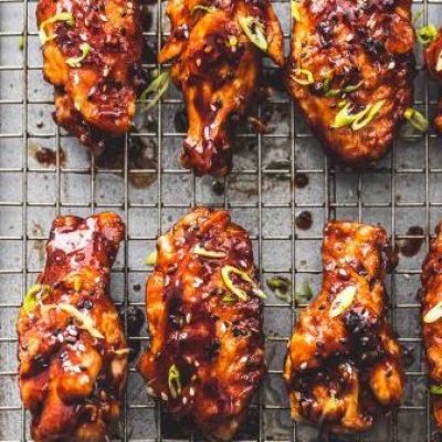 Oven-Barbecued Asian Chicken