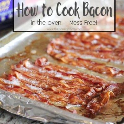 Oven Fried Bacon - No Mess, No Cleanup