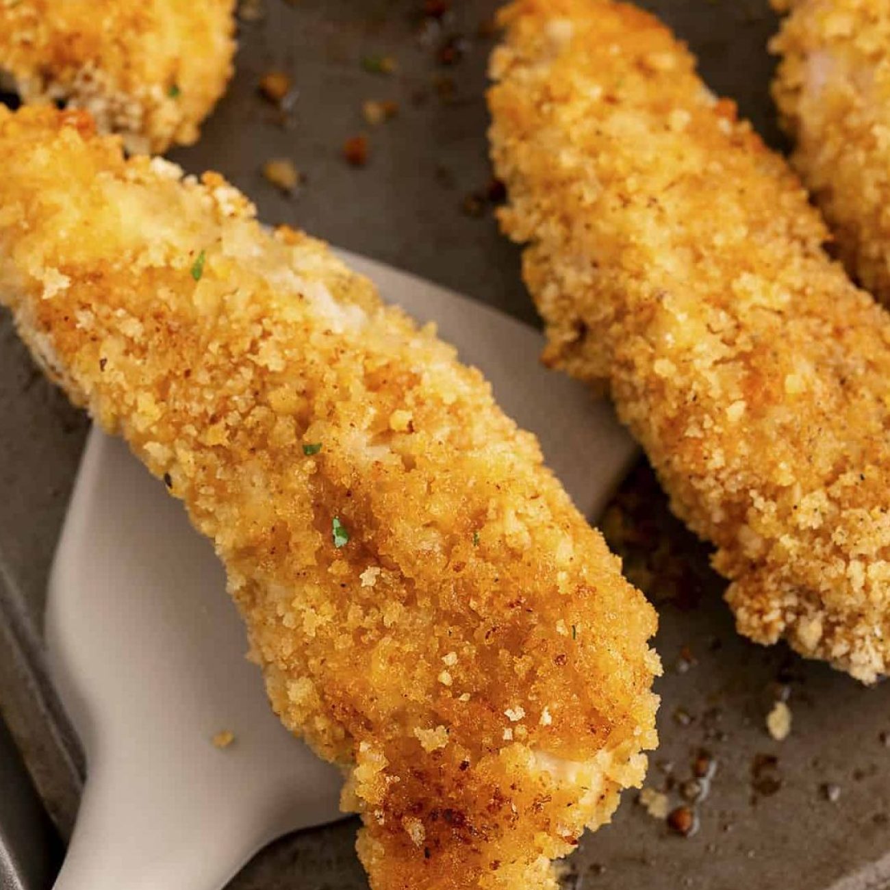 Oven Fried Chicken Fingers