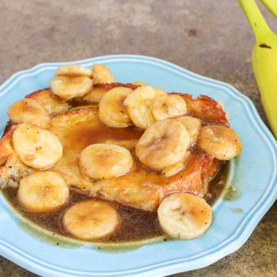 Overnight Banana French Toast