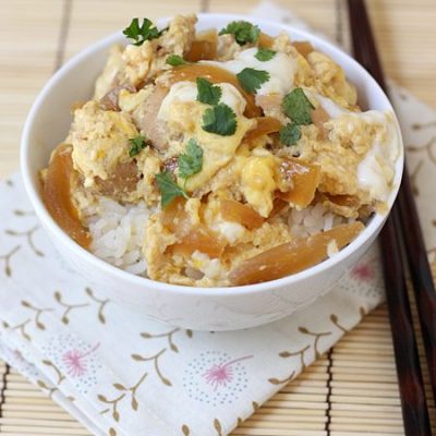 Oyako-Don Chicken And Egg Rice Bowl