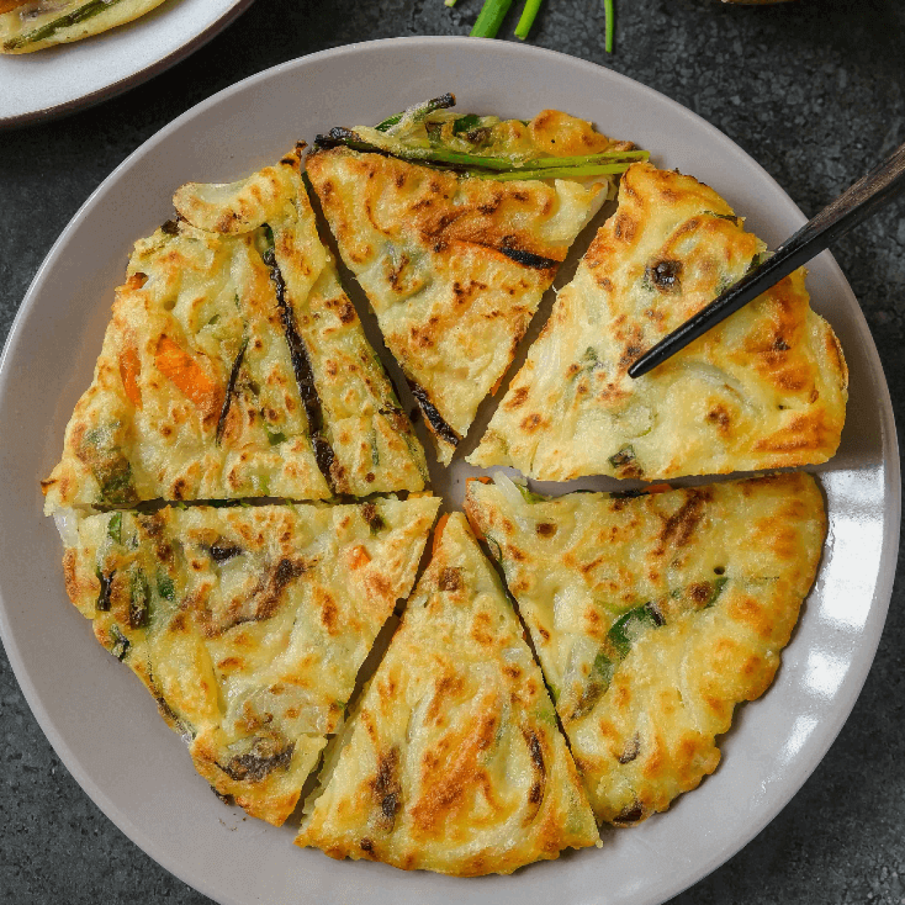 Pajeon Korean Scallion And Seafood