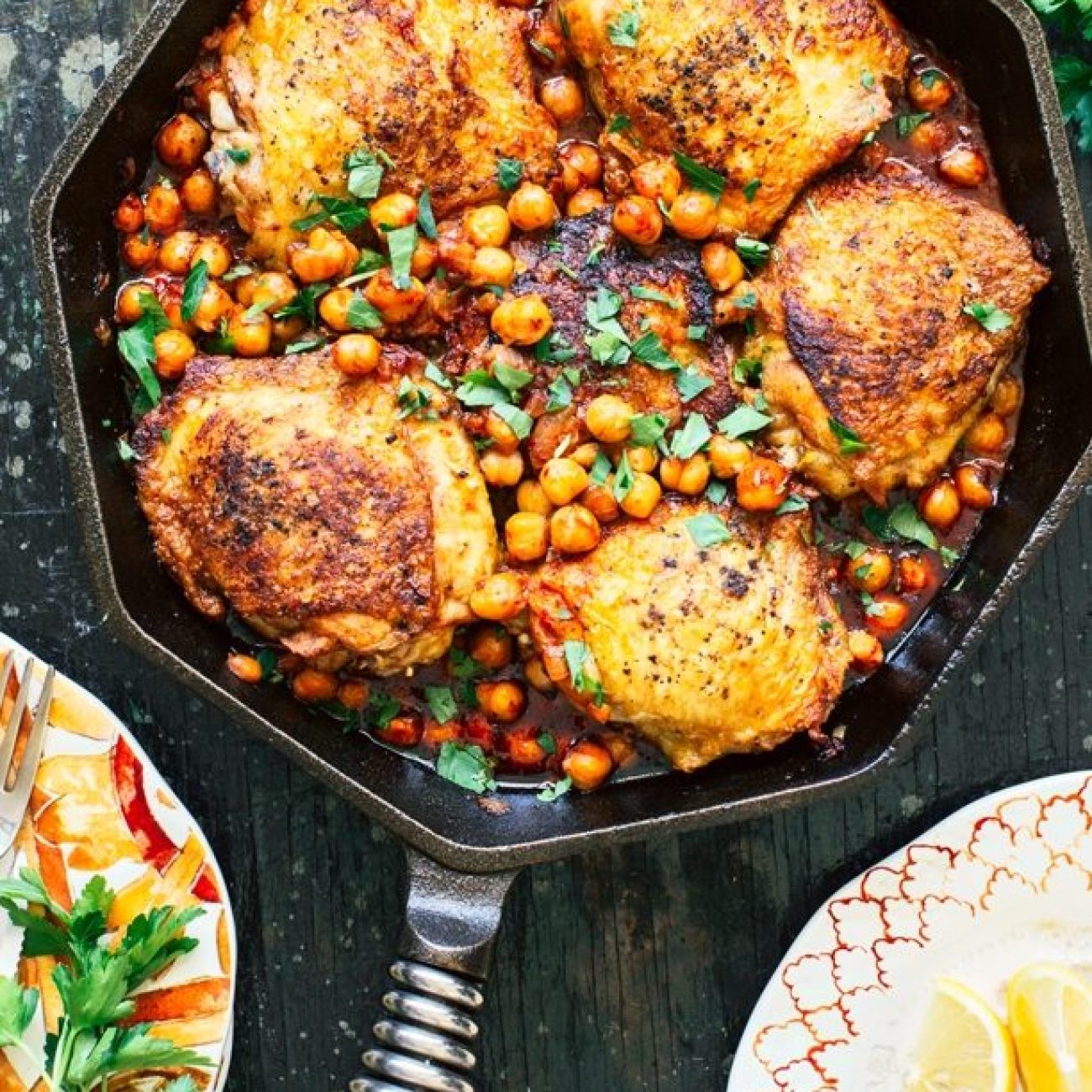 Pan-Roasted Chicken With Harissa