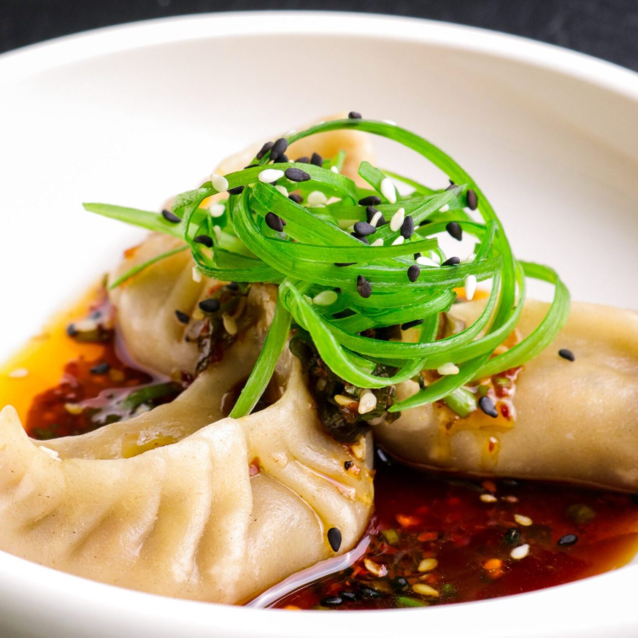 Pan-Steamed Vegetable Dumplings With