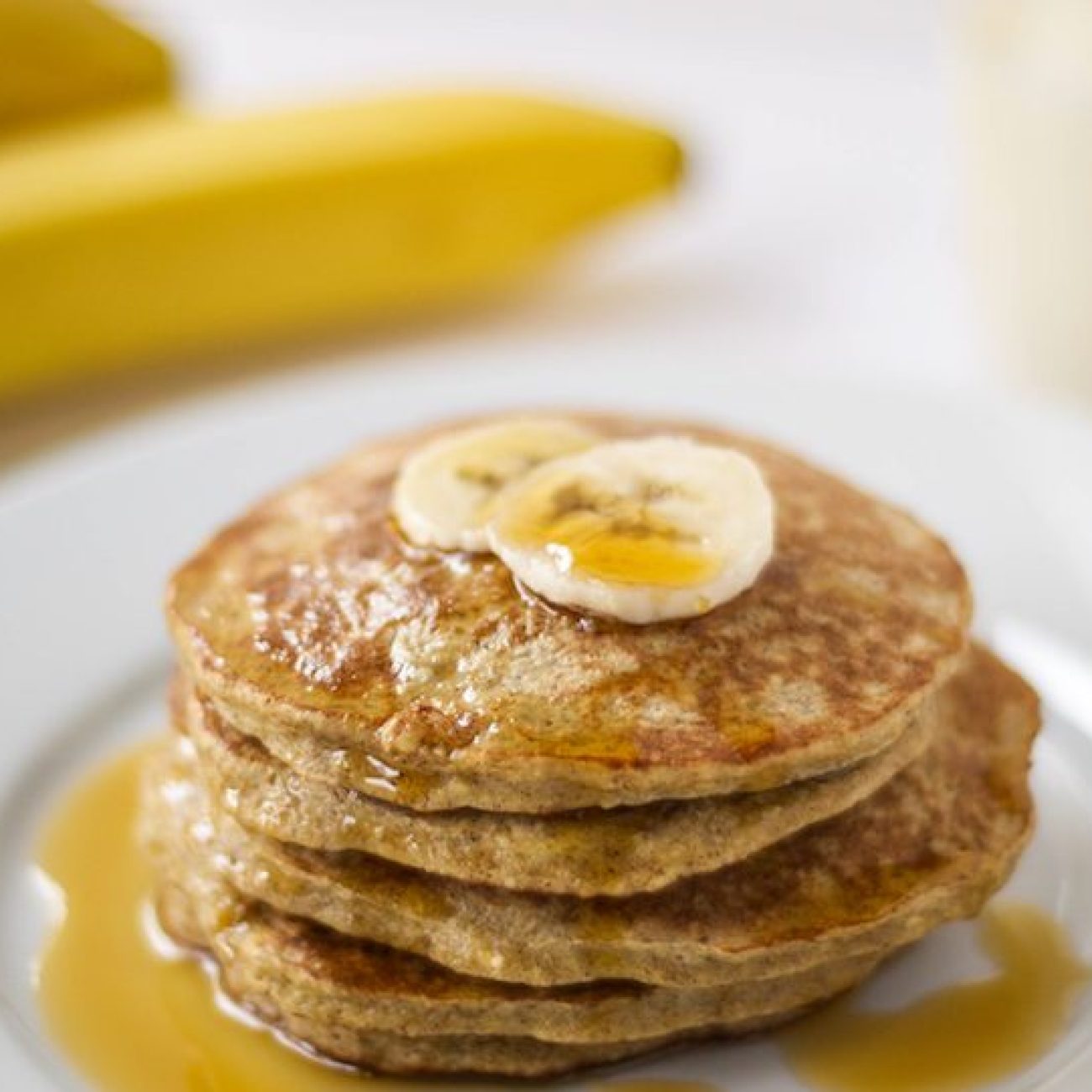 Pancakes With Vanilla Banana Using An Egg