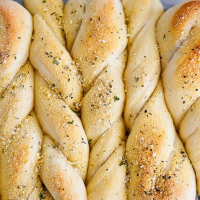 Parmesan And Garlic Breadsticks