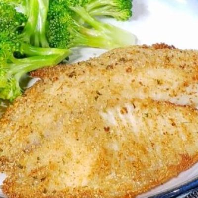 Parmesan Crusted Tilapia