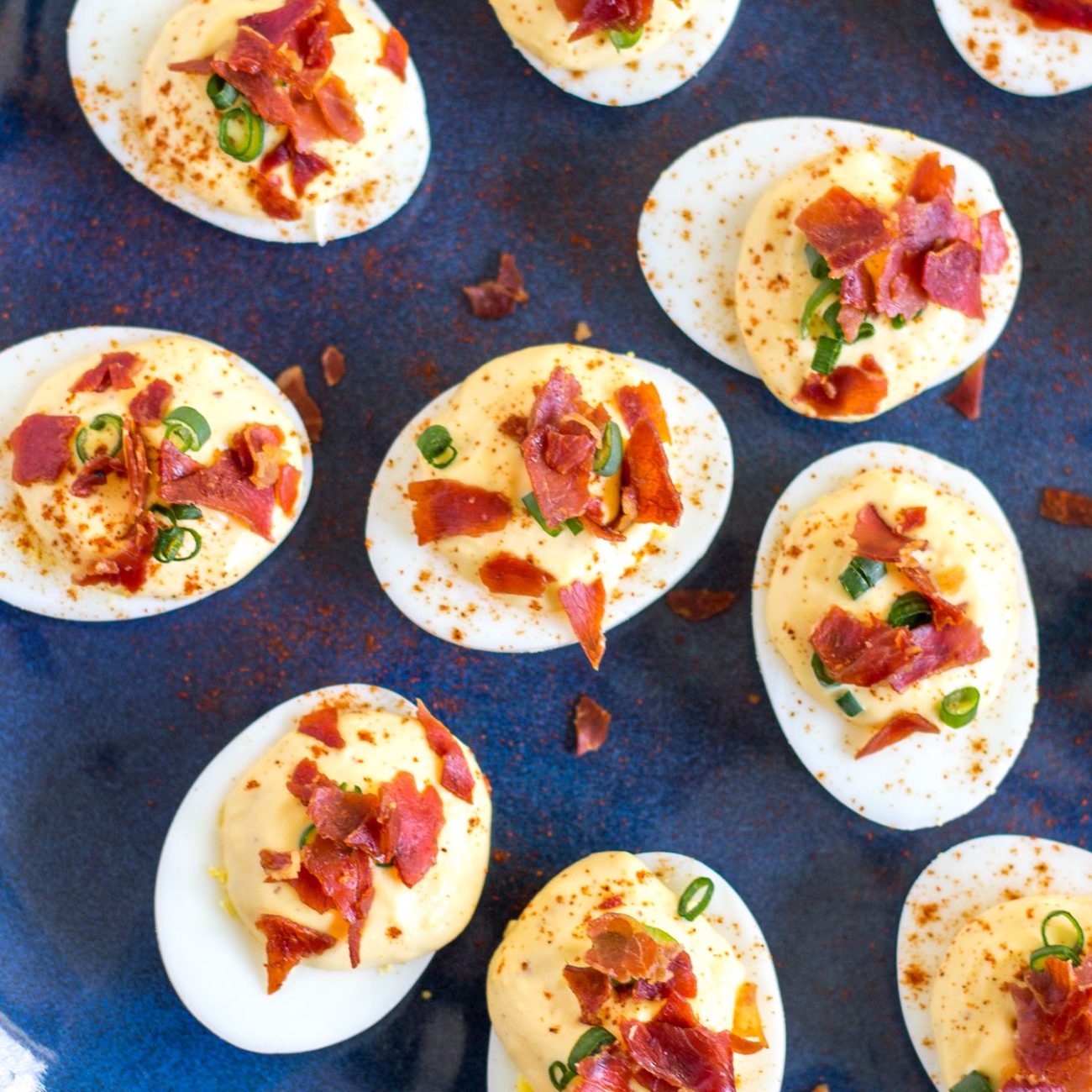 Parmesan Prosciutto Deviled Eggs