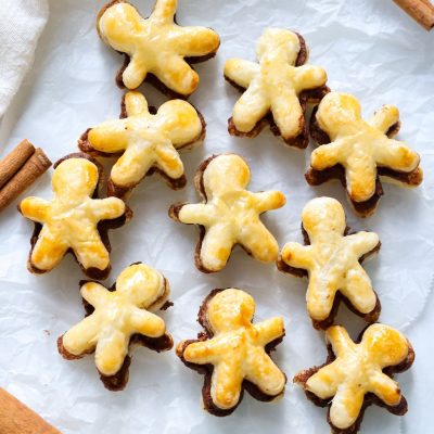 Parmesan Puff Gingerbread Men