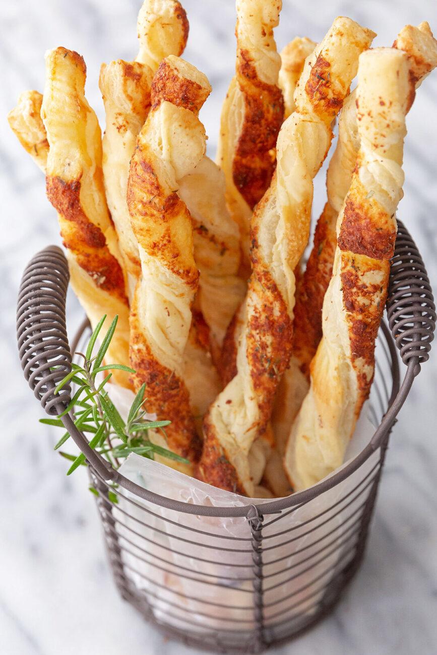 Parmesan, Puff Pastry Straws