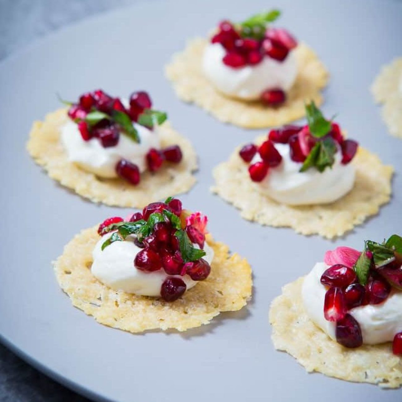 Parmesan Wafers With Prosciutto And