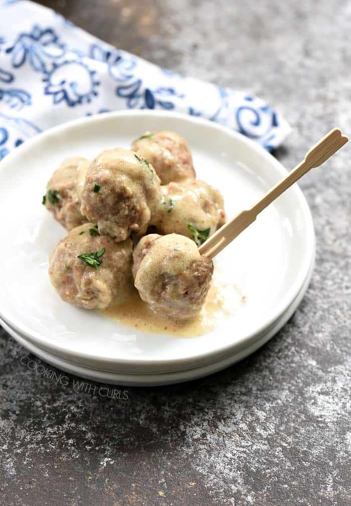 Party Meatballs In Cream Sauce