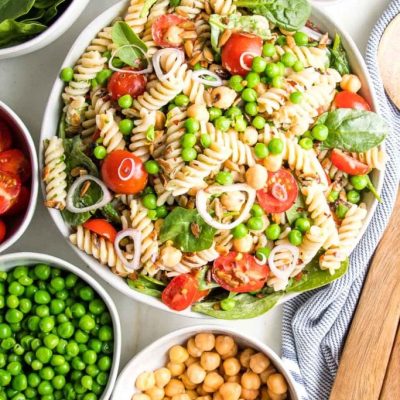 Pasta Salad With Tomatoes And Peas