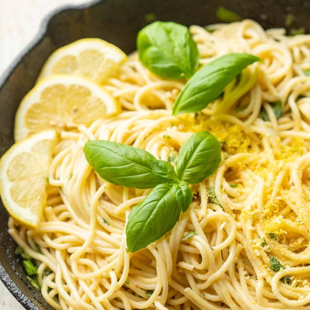 Pasta With Basil And Lemon