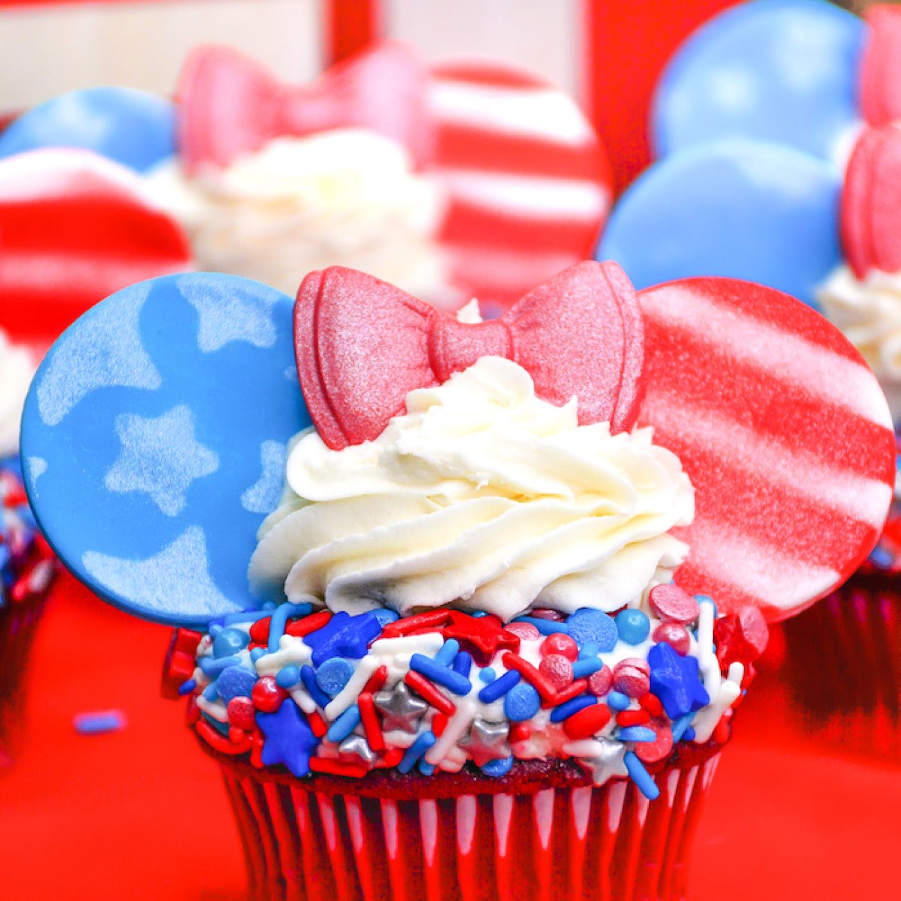 Patriotic 4Th Of July Cupcakes