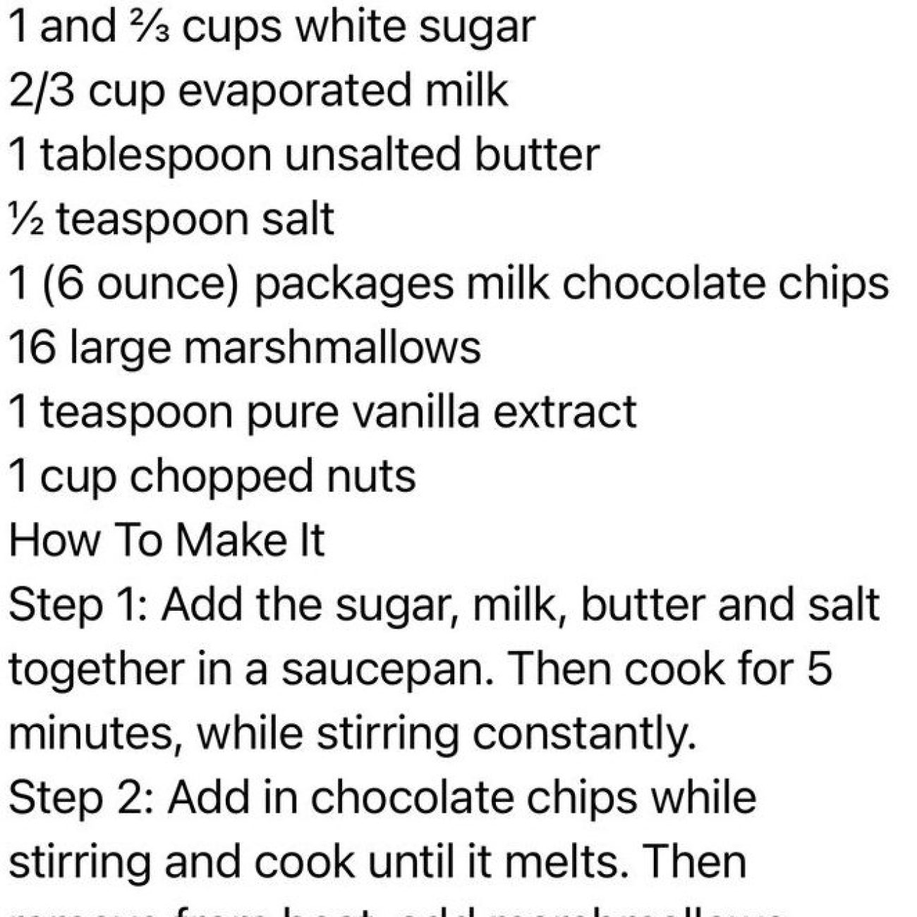 Paula Deens 5 Minute Fudge