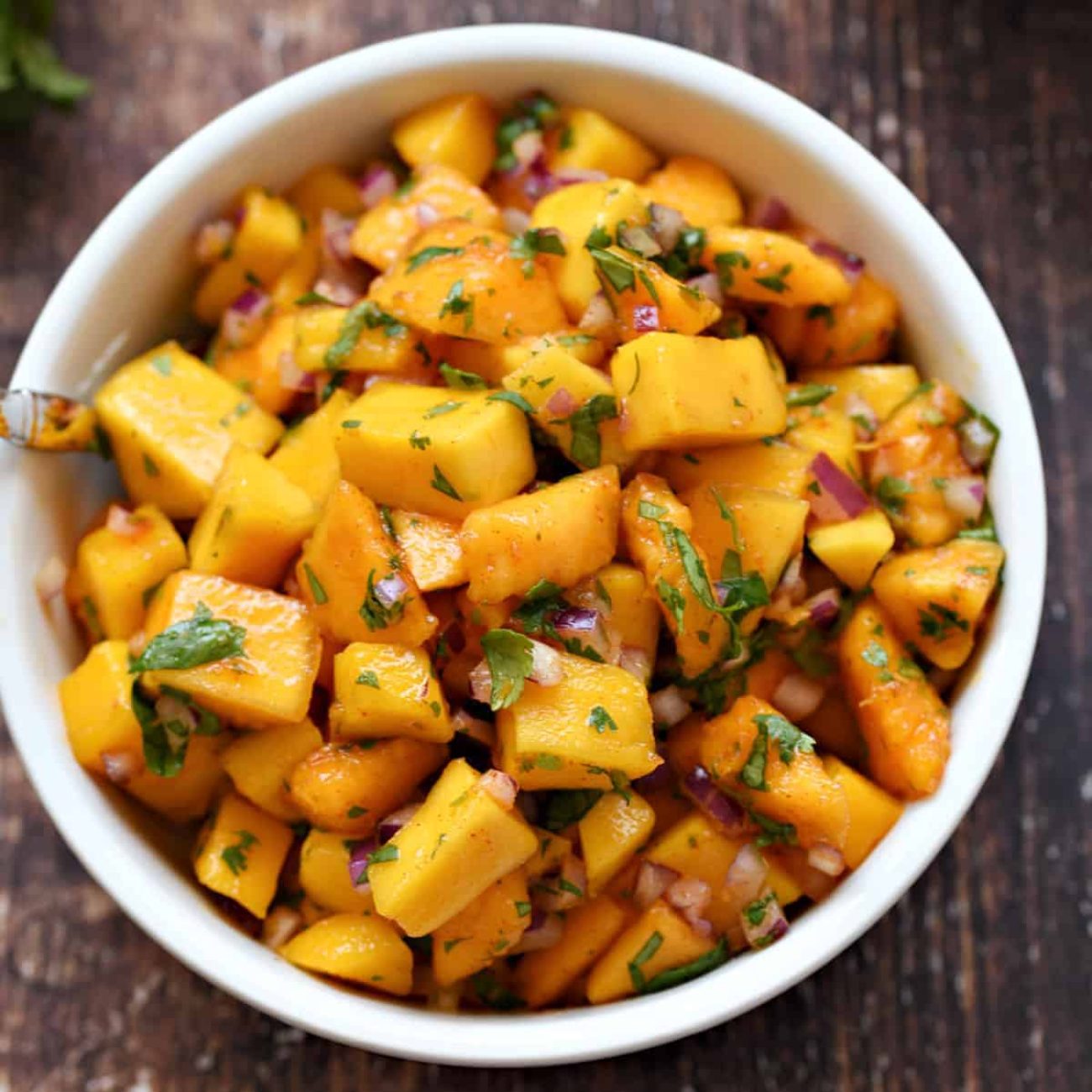 Peach And Papaya Salsa