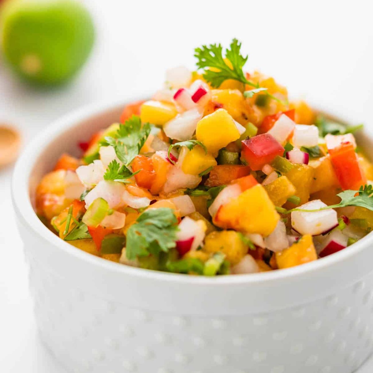 Peach Apple Salsa