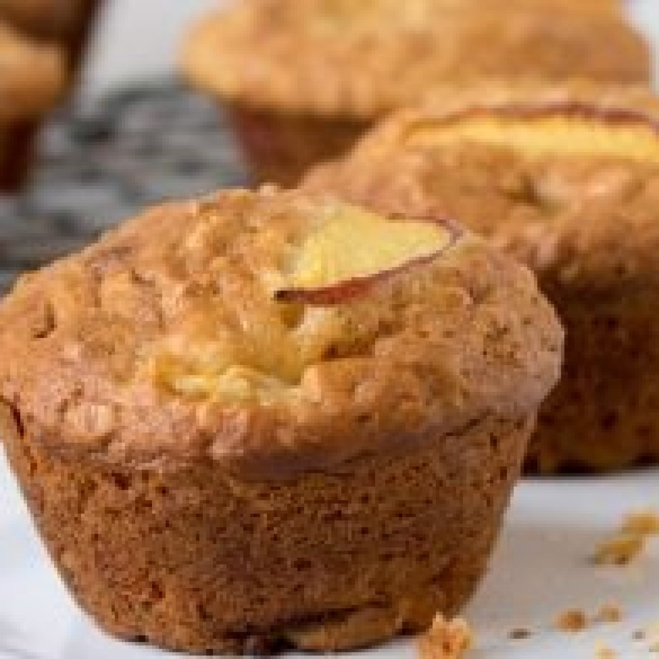 Peach Oatmeal Muffins