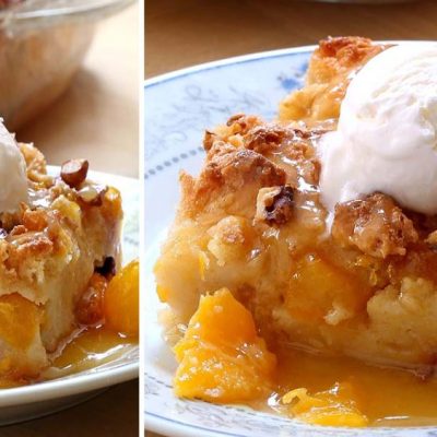 Peach Pudding Cake