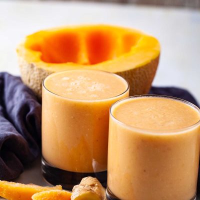 Peachy Cantaloupe Smoothie