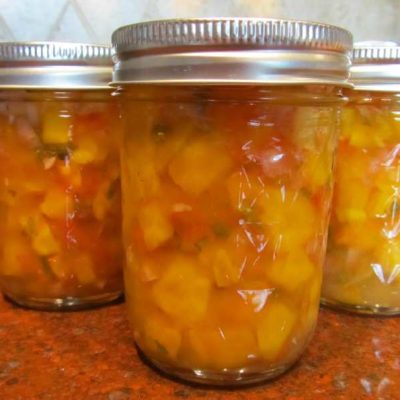 Peachy Mango Salsa