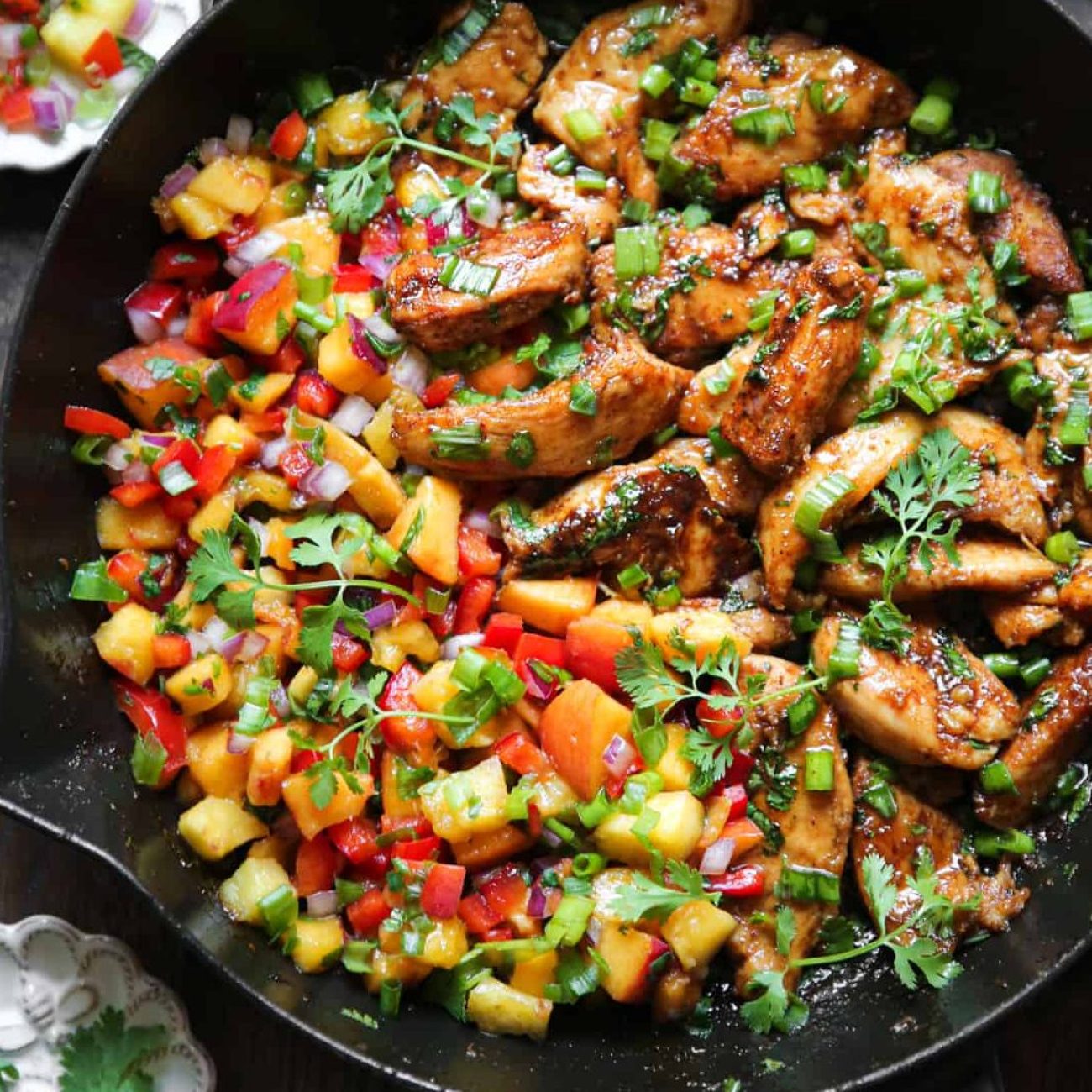 Peachy Salsa Chicken