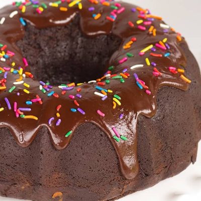 Peanut Butter And Chocolate Bundt Cake