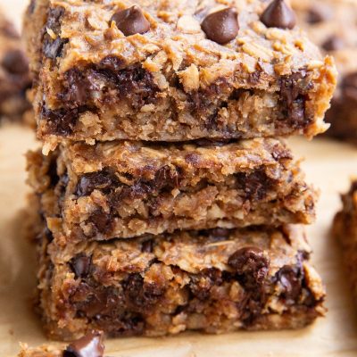 Peanut Butter Banana Bars Healthy